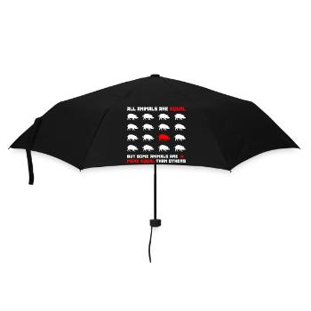 Alle Tiere sind gleich 2 - Regenschirm (klein) - Schwarz - Vorne