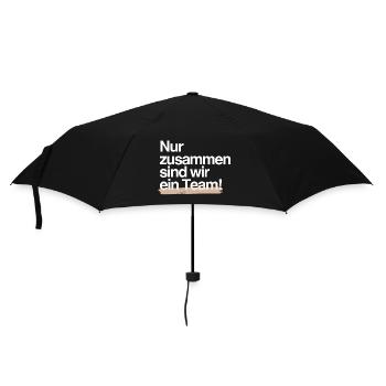 Strong Together — Team Spirit Design - Umbrella (small) - black - Front