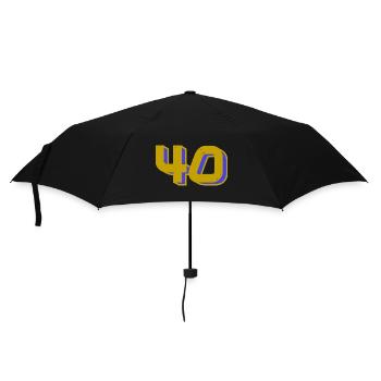 40. 40 YEARS. 40th ANNIVERSARY. 40 YEARS ANNIVERSARY. - Umbrella (small) - black - Front