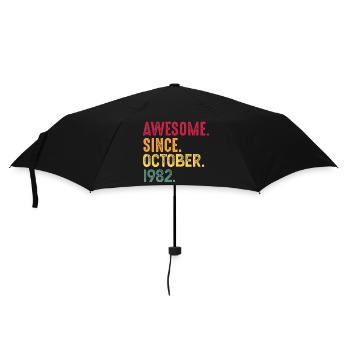 October 1982 - 40th birthday gift. Legend. - Umbrella (small) - black - Front