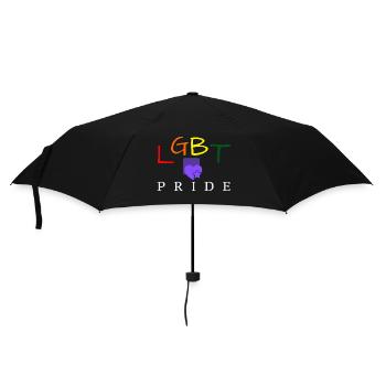 LGBT PRIDE - Parapluie standard - noir - Devant