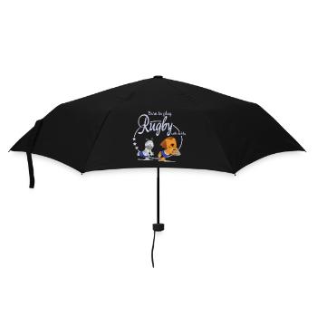 born to play rugby - Parapluie standard - noir - Devant