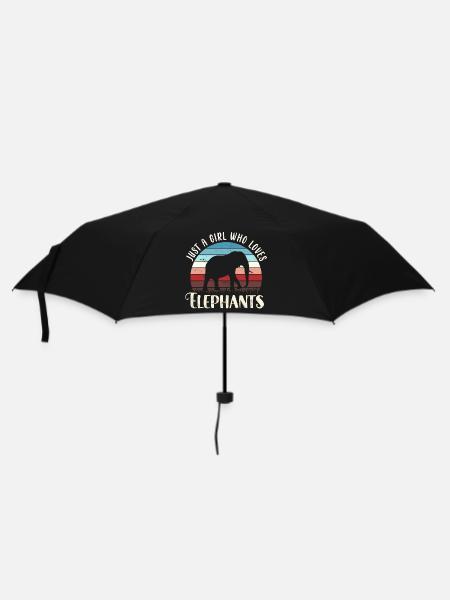 Eléphant éléphant - Parapluie standard - noir