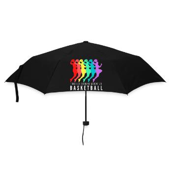 Tous les Chemins Mènent au Basketball - Parapluie standard - noir - Devant