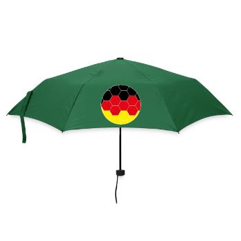 Germany Football Hexagon - Umbrella (small) - bottlegreen - Front