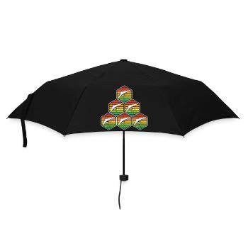 Hanggleiter Drachenflieger Deltasegler - Regenschirm (klein) - Schwarz - Vorne