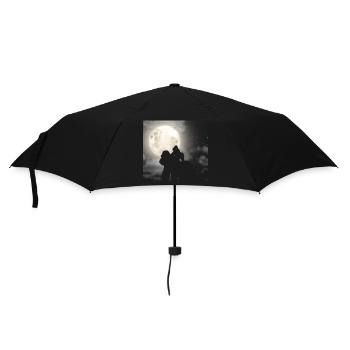 Gorilla Retro Vintage 80s Style - Umbrella (small) - black - Front