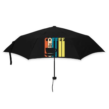 Café | tasse à café, café au lait, expresso, cappuccino - Parapluie standard - noir - Devant