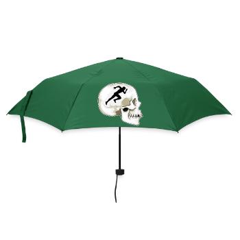 Skull Jogger Jogging Sport - Parapluie standard - vert bouteille - Devant