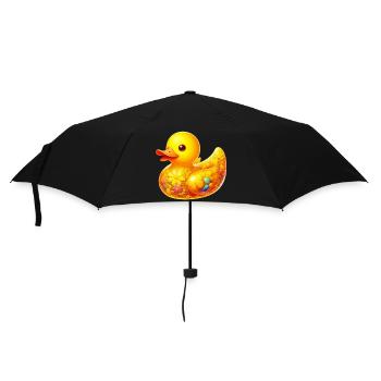Duckling Duck Duck - Umbrella (small) - black - Front