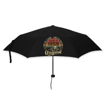 Born 1959 Original Retro Vintage Birthday 1959 - Umbrella (small) - black - Front