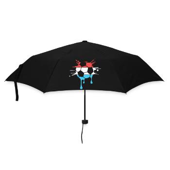 L’équipe des Pays-Bas lâche le ballon de l’équipe des Pays-Bas - Parapluie standard - noir - Devant