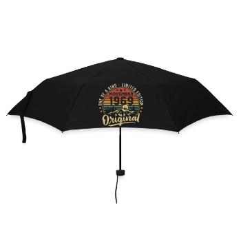 Vintage November 1969 Retro Gift November 1969 - Umbrella (small) - black - Front