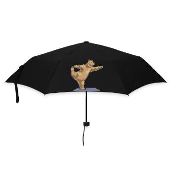 Bear Yoga Fitness Gymnastics - Umbrella (small) - black - Front