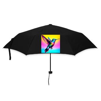 colibri - Parapluie standard - noir - Devant