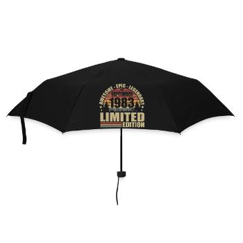 1983 septembre 1983 Anniversaire septembre 1983 - Parapluie standard - noir - Devant