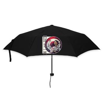 Japanese wisdom - Smile is worth it - Umbrella (small) - black - Front