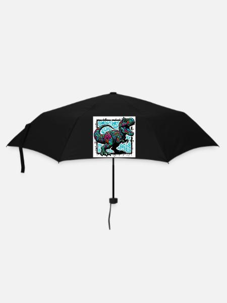 dinosaur - Umbrella (small) - black