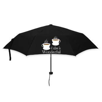 Café - Parapluie standard - noir - Devant