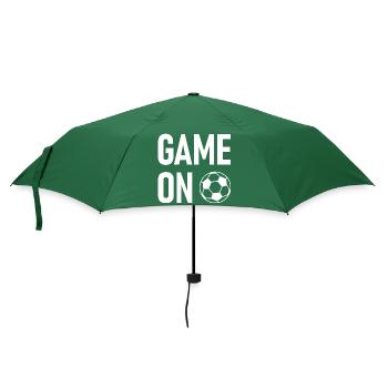 Fußball Soccer Game On - Umbrella (small) - bottlegreen - Front