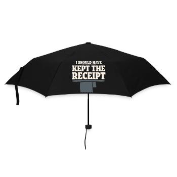 Self-employed freelancer Steuerhumor 1099 Life - Umbrella (small) - black - Front