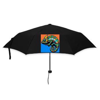 chameleon - Umbrella (small) - black - Front