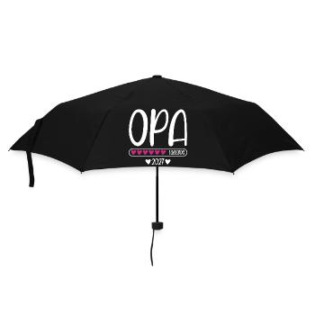 Opa 2027 loading mit Herzchen Ladebalken - Regenschirm (klein) - Schwarz - Vorne