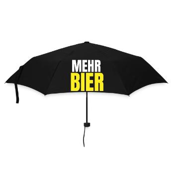 Mehr Bier Frühlingsfest 2026 – Lustiges Bier Fest - Regenschirm (klein) - Schwarz - Vorne