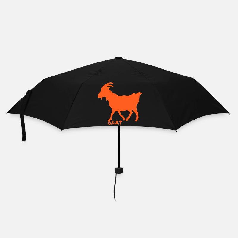 Goat G.O.A.T. orange - Umbrella (small) - black