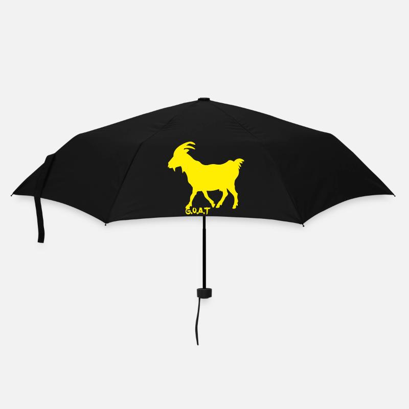 Chèvre GOAT jaune - Parapluie standard - noir