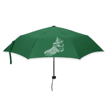 kitten - Umbrella (small) - bottlegreen - Front