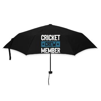 Équipe de cricket - Parapluie standard - noir - Devant