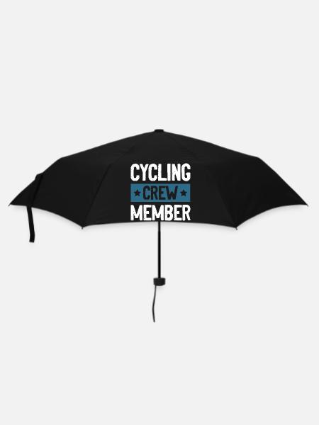 Cycling Crew - Regenschirm (klein) - Schwarz