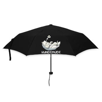 Dog Tired Samoyed Samoyed Owner Samoyed Dog - Umbrella (small) - black - Front