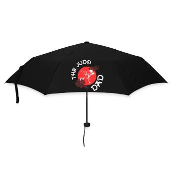 Der Judo-Vater - Regenschirm (klein) - Schwarz - Vorne