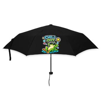 Détendez-vous au bord de la piscine - Parapluie standard - noir - Devant