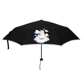 Agneau nuage dans la lumière du rêve - Parapluie standard - noir - Devant