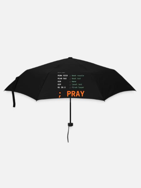 G-Code Beten - Regenschirm (klein) - Schwarz
