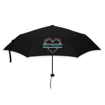 Music Therapist Appreciation Music Musician - Umbrella (small) - black - Front