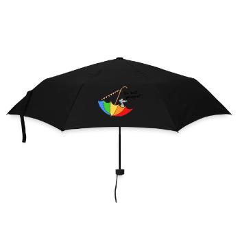 Du bist gesegnet - Regenschirm (klein) - Schwarz - Vorne