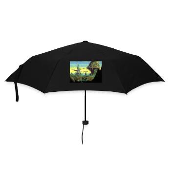 Enchanted nature - Umbrella (small) - black - Front