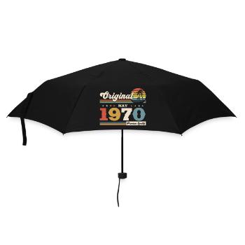 55th Birthday Legend May Born 1970 - Umbrella (small) - black - Front
