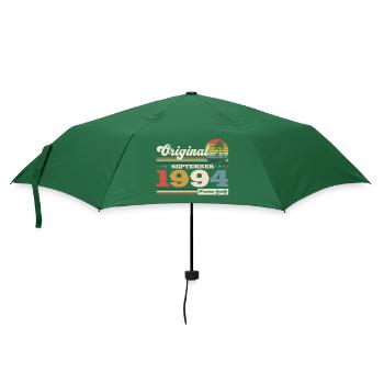 29th Birthday Original September Year 1994 - Umbrella (small) - bottlegreen - Front
