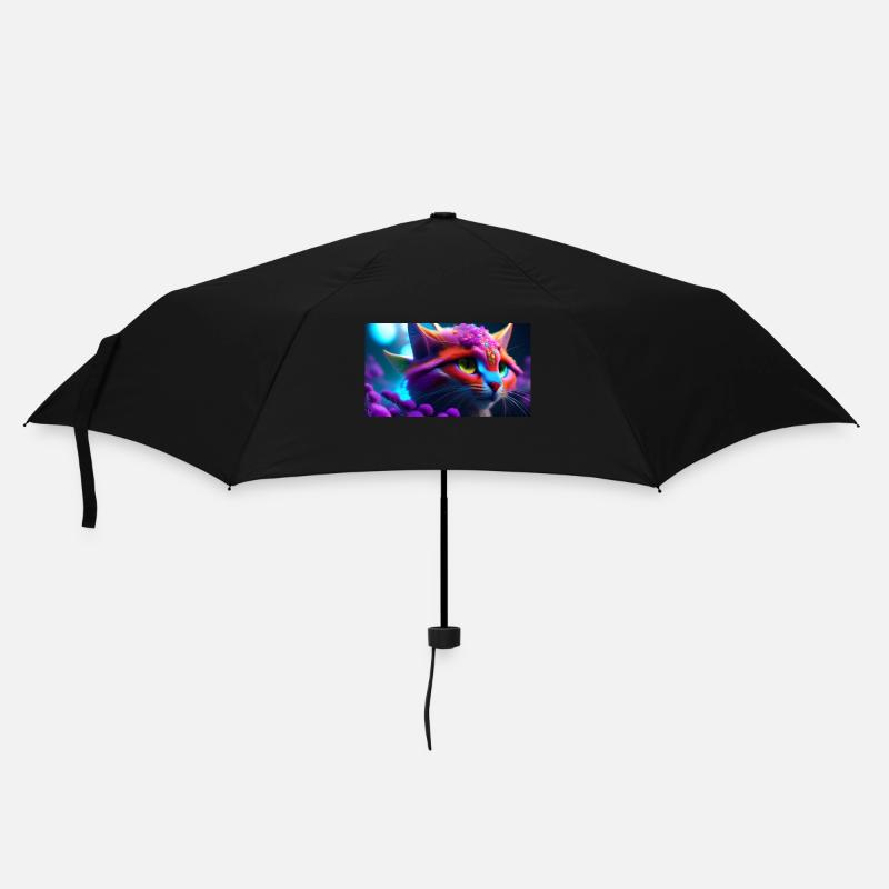 Chat de science-fiction - Parapluie standard - noir