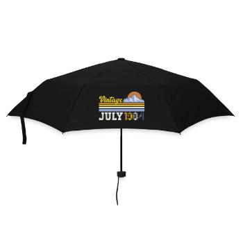 40th Birthday Original July 1984 Vintage 1984 - Umbrella (small) - black - Front