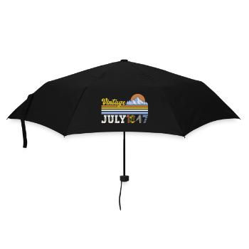 77th Birthday Original July 1947 Born 1947 - Umbrella (small) - black - Front
