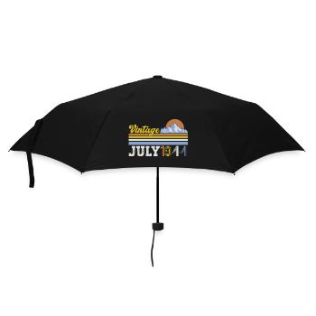 80th Birthday Original July 1944 Born 1944 - Umbrella (small) - black - Front