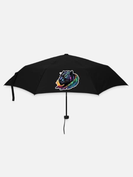 Panther - Regenschirm (klein) - Schwarz
