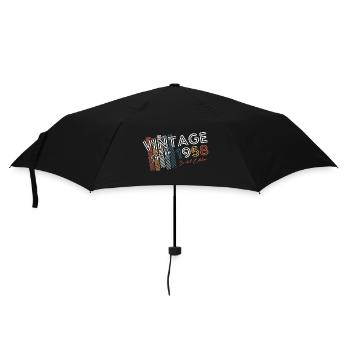 66th Birthday Vintage September 1958 Vintage 58 - Umbrella (small) - black - Front
