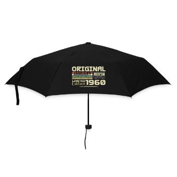 Janvier 1960 | Cadeau D’anniversaire Janvier 1960 - Parapluie standard - noir - Devant